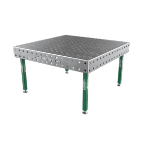 Table de soudage SMART Grille - 100x100mm, Système - Φ28, Dimensions - 1500x1480mm, Pieds - Sur patins, Plateau - 12mm