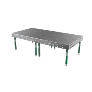 Table de soudage SMART Grille - 100x100mm, Système - Ø28, Taille - 3000x1480mm, Pieds - sur pieds, Plateau - 12mm
