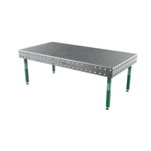 Zvárací stôl SMART Mriežka - 100x100mm, Systém - Φ28, Rozmer - 2000x1000mm, Nohy - Na podstavcoch, Doska - 15mm
