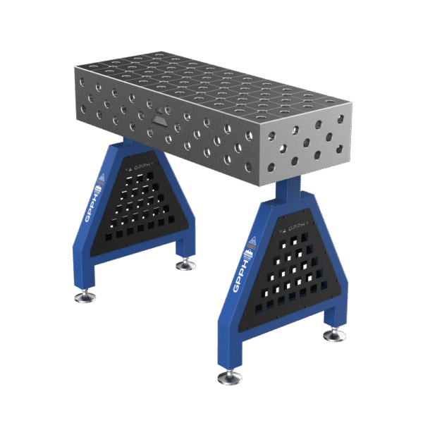 GPPH Podpora spawalnicza TRESTLE ECO na stopach 1000x400x200 mm fi 28 mm siatka diagonalna