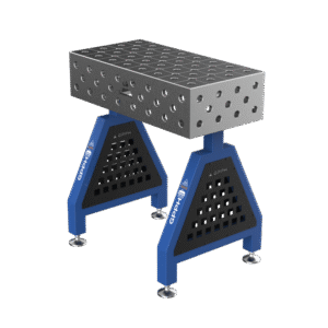 GPPH Caballete de soldadura TRESTLE ECO sobre pies 800x400x200 mm fi 28 mm, rejilla diagonal