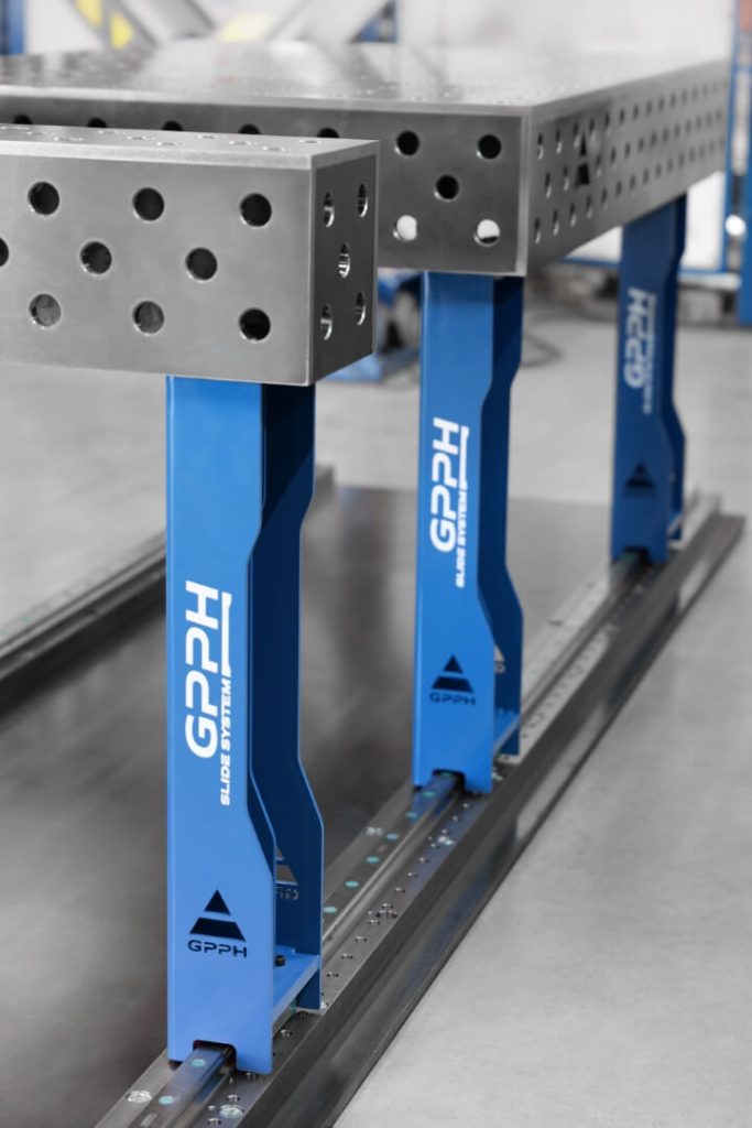 Support de soudage TRESTLE et table de soudage haute SLIDE SYSTEM