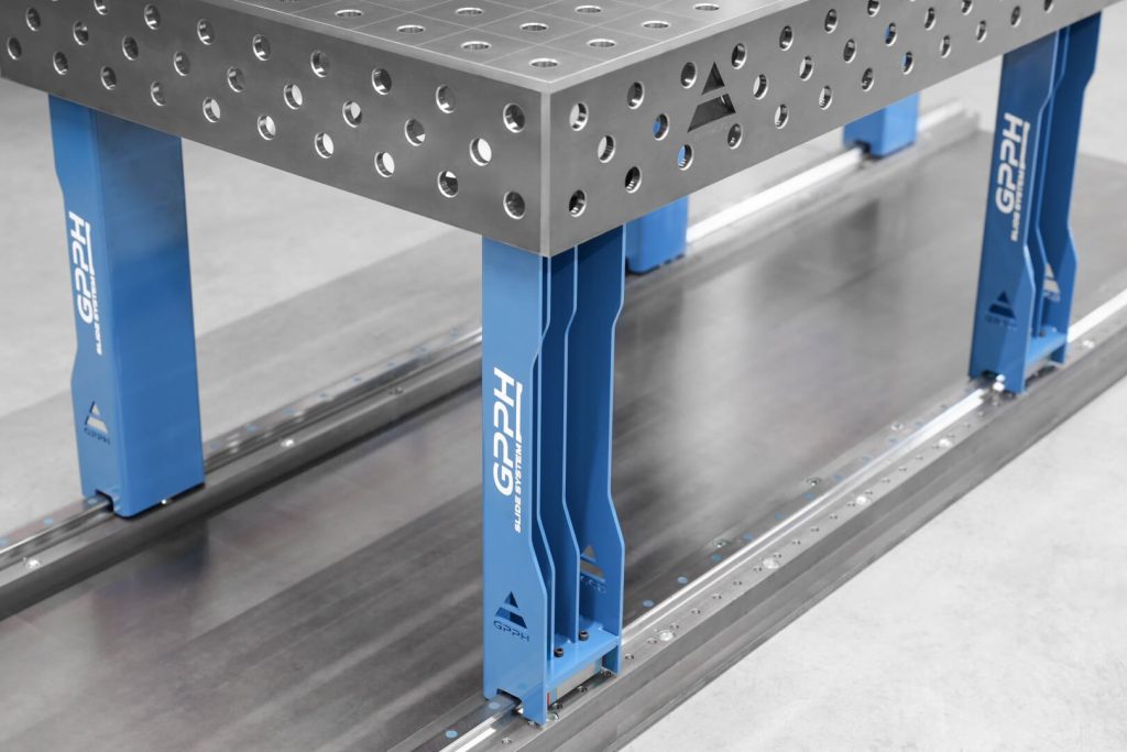 Table de soudage haute SLIDE SYSTEM
