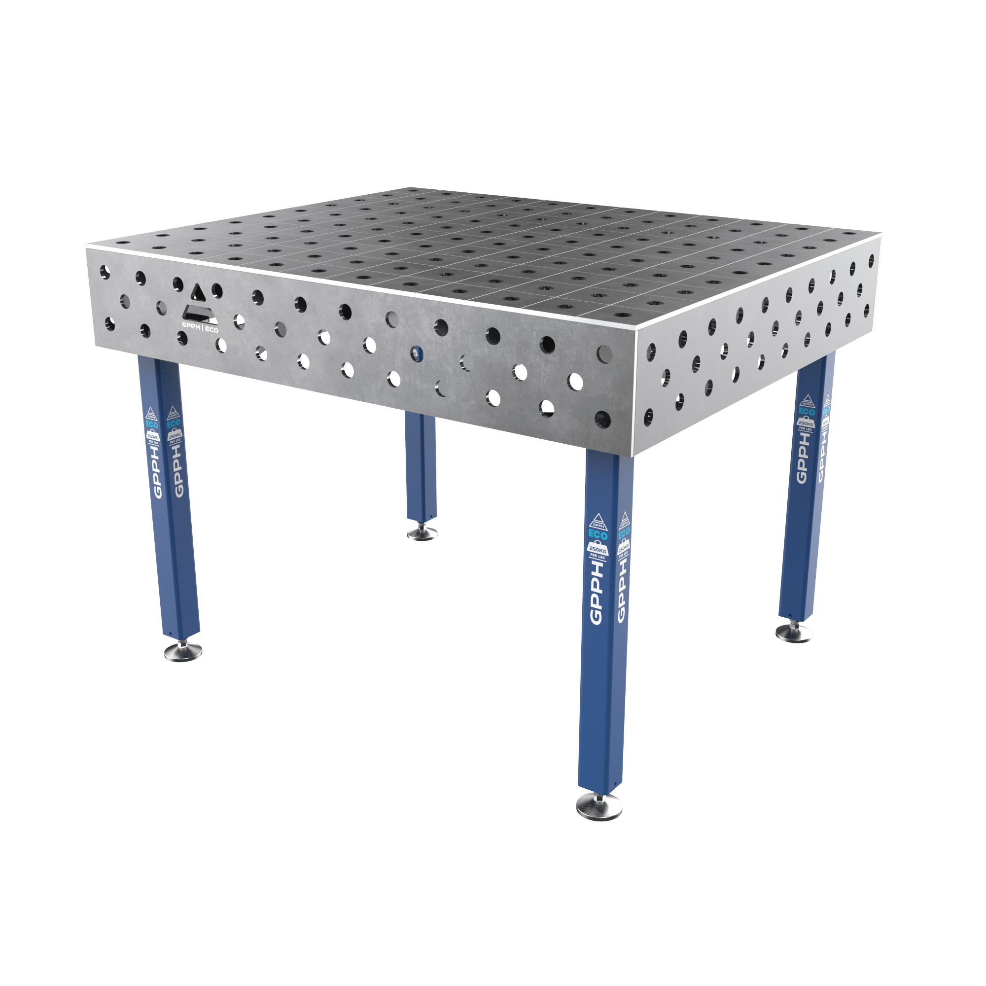 Stół Spawalniczy ECO Rozmiar - 1200x1000mm, Siatka - 100x100mm, System - Φ28, Nogi - Na stopach