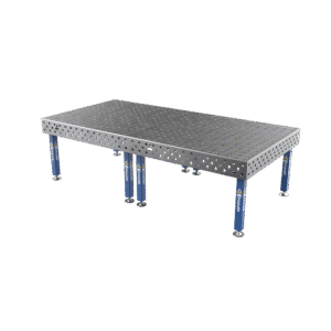 Schweißtisch PLUS Raster - 100x100mm, System - Φ28, Größe - 3000x1480mm, Beine - Auf Füßen