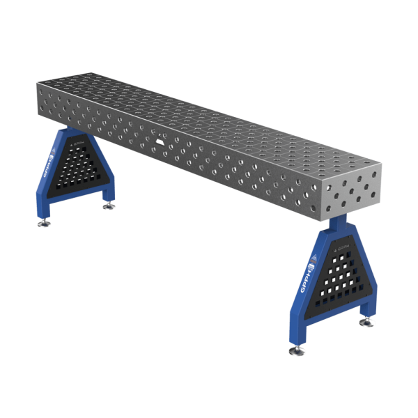 GPPH Podpora spawalnicza TRESTLE ECO na stopach 2400x400x200 mm fi 28 mm siatka diagonalna
