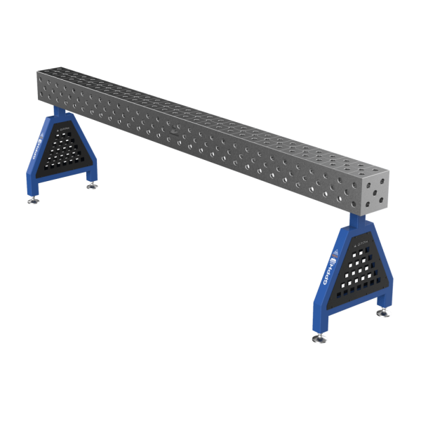 GPPH Podpora spawalnicza TRESTLE ECO na stopach 3000x200x200 fi28 mm siatka diagonalna