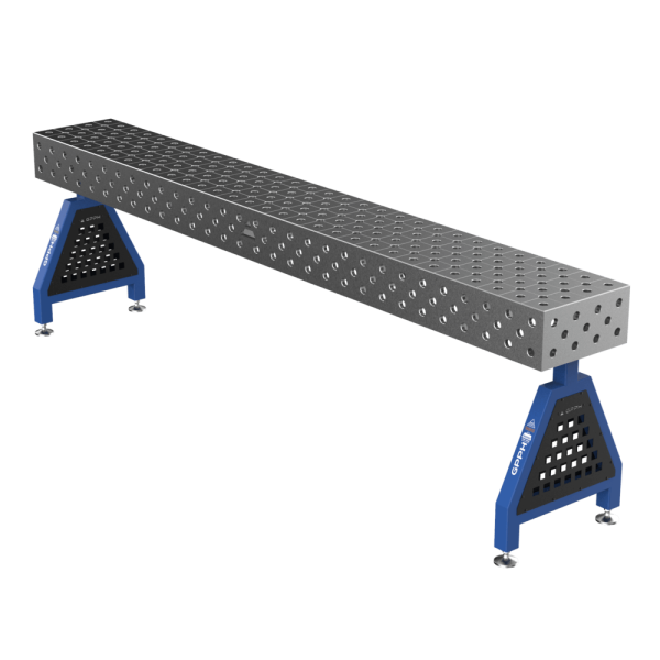 GPPH Suport de sudură TRESTLE PLUS pe picioare 3000x400x200 mm fi 28 mm plasă diagonală