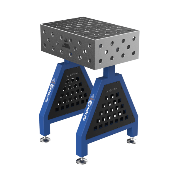 Suport de sudură TRESTLE PLUS pe picioare 600x400x200 mm fi 28 mm plasă diagonală