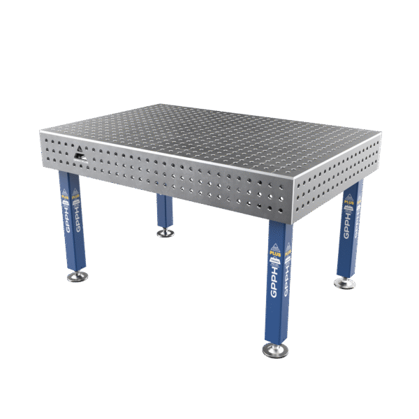 Lastafel PLUS Raster - 50x50mm, Systeem - Φ16, Afmeting - 1500x1000mm, Poten - Op voeten