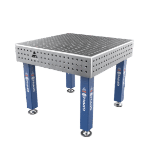 Svařovací stůl PRO Rozměr - 1000x1000mm, Síť - 50x50mm, Systém - Φ16, Nohy - Na nohách