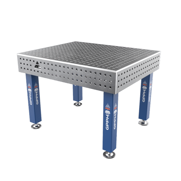Schweißtisch PRO Größe - 1200x1000mm, Raster - 50x50mm, System - Φ16, Beine - Auf Füßen