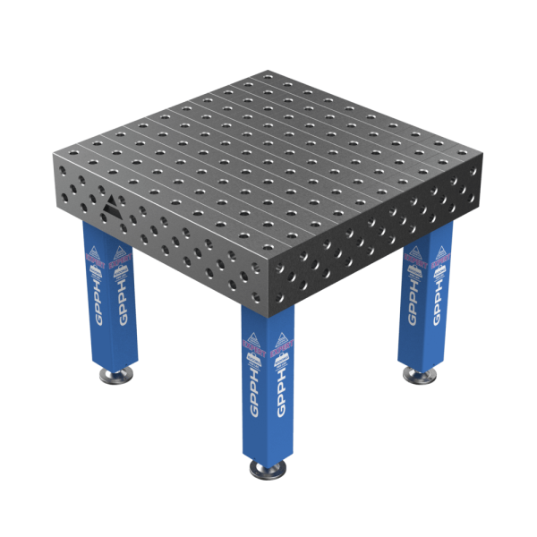 Stół Spawalniczy EXPERT Rozmiar - 1000x1000mm, Siatka - 100x100mm, System - Φ28, Nogi - Na stopach