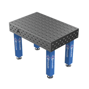 Schweißtisch EXPERT Größe - 1200x800mm, Raster - 100x100mm, System - Φ28, Beine - auf Füßen