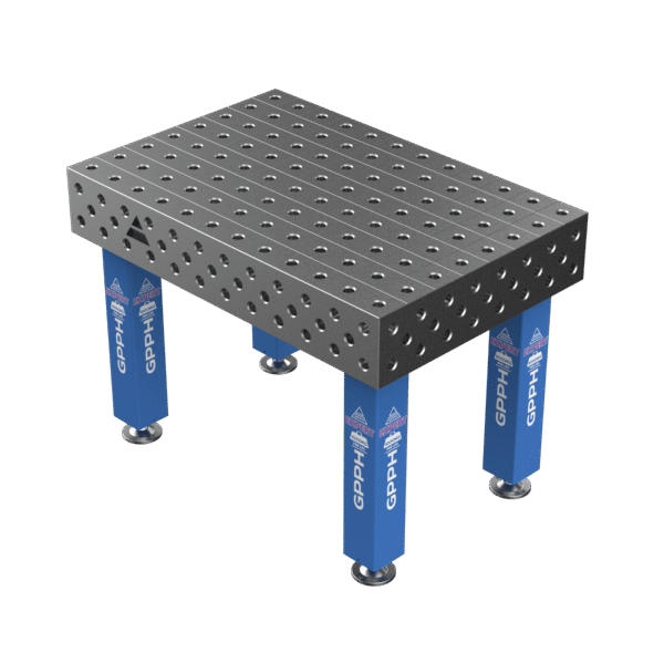 Stół Spawalniczy EXPERT Rozmiar - 1200x800mm, Siatka - 100x100mm, System - Φ28, Nogi - Na stopach