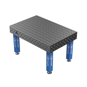 Mesa de Soldadura EXPERT Tamaño - 1500x1000mm, Malla - 100x100mm, Sistema - Φ28, Patas - Con bases