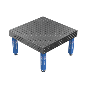 Mesa de soldadura EXPERT Tamaño - 1500x1480mm, Rejilla - 100x100mm, Sistema - Φ28, Patas - sobre pies