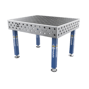 Stół Spawalniczy PLUS Rozmiar - 1200x1000mm, Siatka - 100x100mm, System - Φ28, Nogi - Na stopach