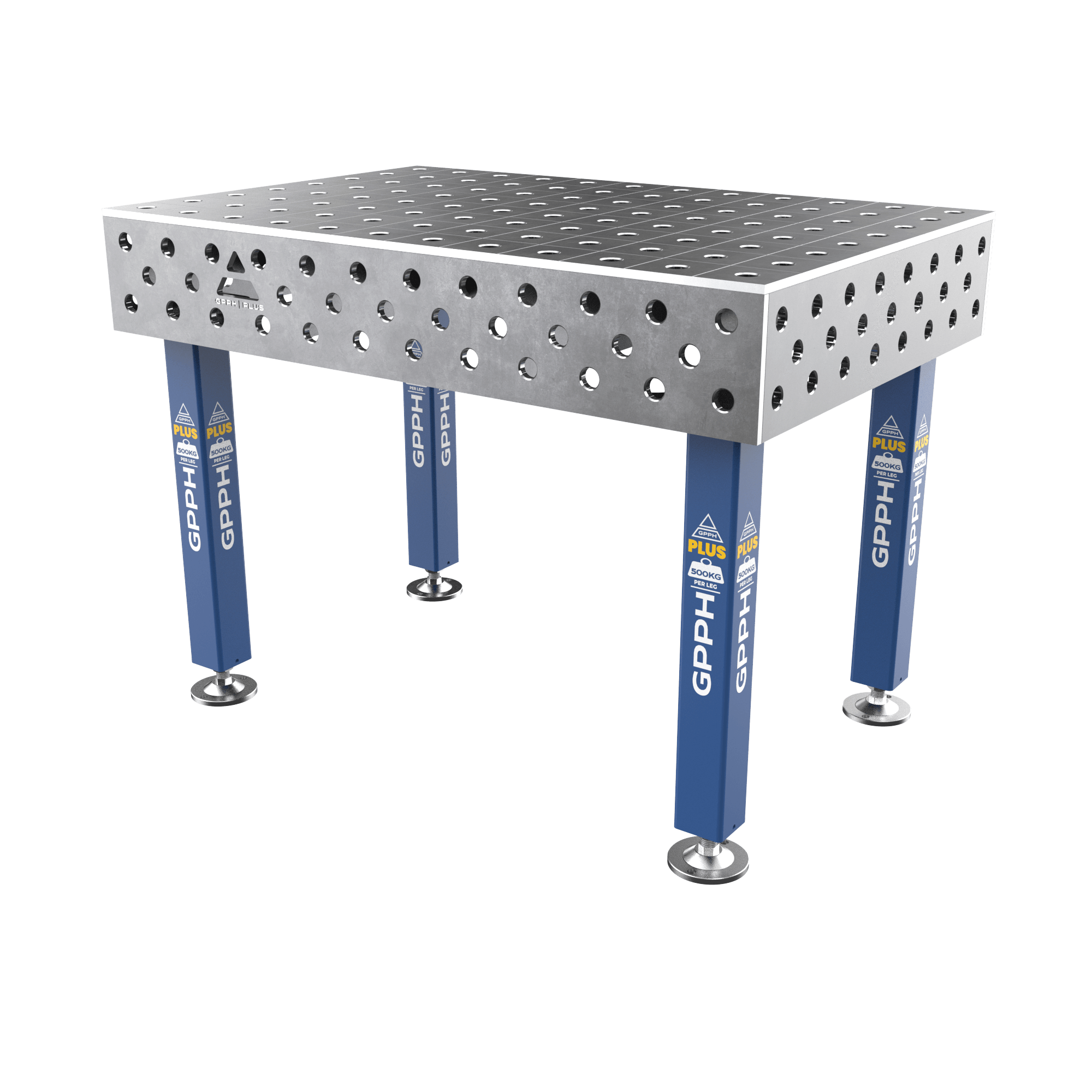 Welding Table PLUS Size - 1200x800mm, Grid - 100x100mm, System - Φ28, Legs - on feet