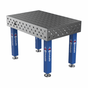 Lastafel PRO Afmeting - 1200x800mm, Raster - 100x100mm, Systeem - Φ28, Poten - Op voeten
