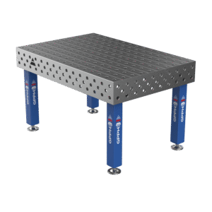 Table de soudage PRO Grille - 100x100mm, Système - Φ28, Dimensions - 1500x1000mm, Pieds - Sur pieds