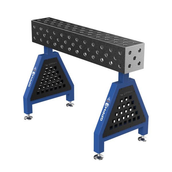 Podpora spawalnicza TRESTLE ECO na stopach 1200x200x200 mm fi 28 mm siatka diagonalna