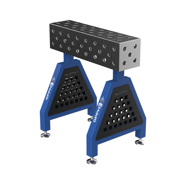 Podpora spawalnicza TRESTLE ECO na stopach 800x200x200 mm fi 28 mm siatka diagonalna