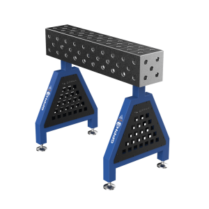 Welding support TRESTLE PLUS on feet 1000x200x200 mm Ø28 mm diagonal grid