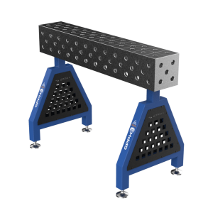Welding support TRESTLE PLUS on feet 1200x200x200 mm Ø28 mm diagonal grid