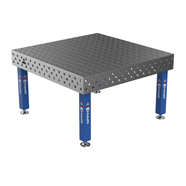 Hitsauspöytä PRO Järjestelmä - Φ28, Koko - 1500x1480mm, Jalat - Jaloilla, Ruudukko - diagonaalinen