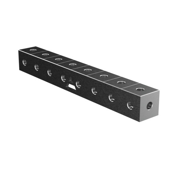 Łącznik, kostka PLUS 800x100x100 fi28 mm siatka 100x100 mm