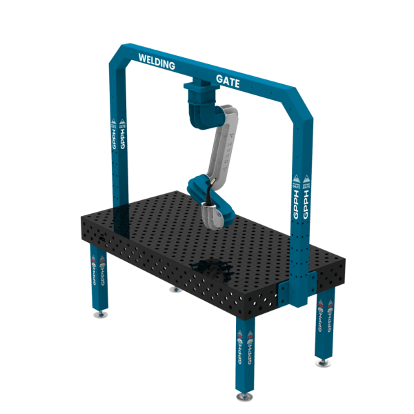 GPPH Welding Gate Support pour table de soudage pour cobot 90°