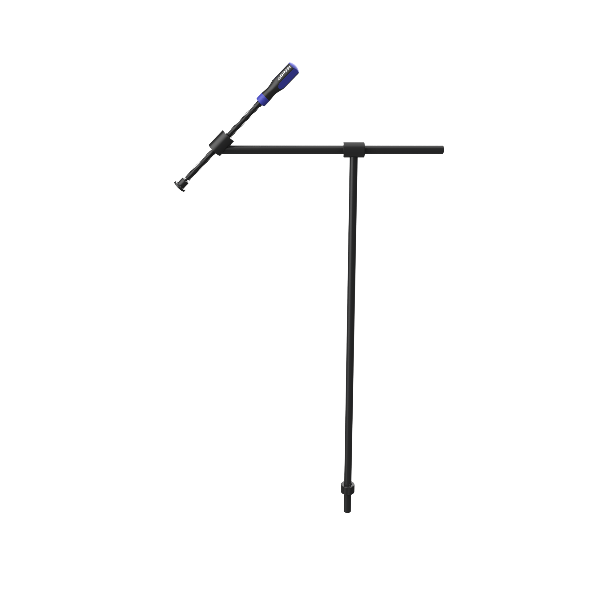 Zacisk rurowy kątowy H=800mm L=445mm - 45st fi 16 mm