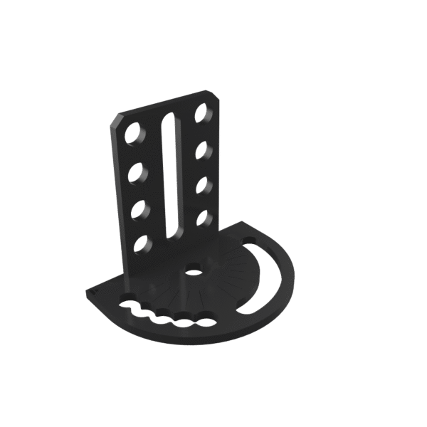Kątomierz przestrzenny SMART 180x260x225 fi28 do stołów spawalniczych Prawy