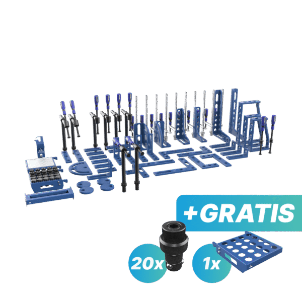 Zestaw narzędzi L - GRATIS: 20x trzpień mocujący i 1x półka M