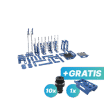 Zestaw narzędzi M - GRATIS: 10x trzpień mocujący i półka S