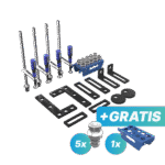 Zestaw narzędzi START - GRATIS: 5x trzpień mocujący i półka S