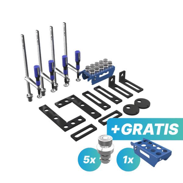 Zestaw narzędzi START - GRATIS: 5x trzpień mocujący i półka S