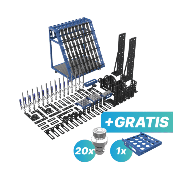 Zestaw narzędzi SUPREME - GRATIS: 20x trzpień mocujący i półka M