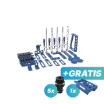 Zestaw narzędzi S - GRATIS: 5x trzpień mocujący i półka S