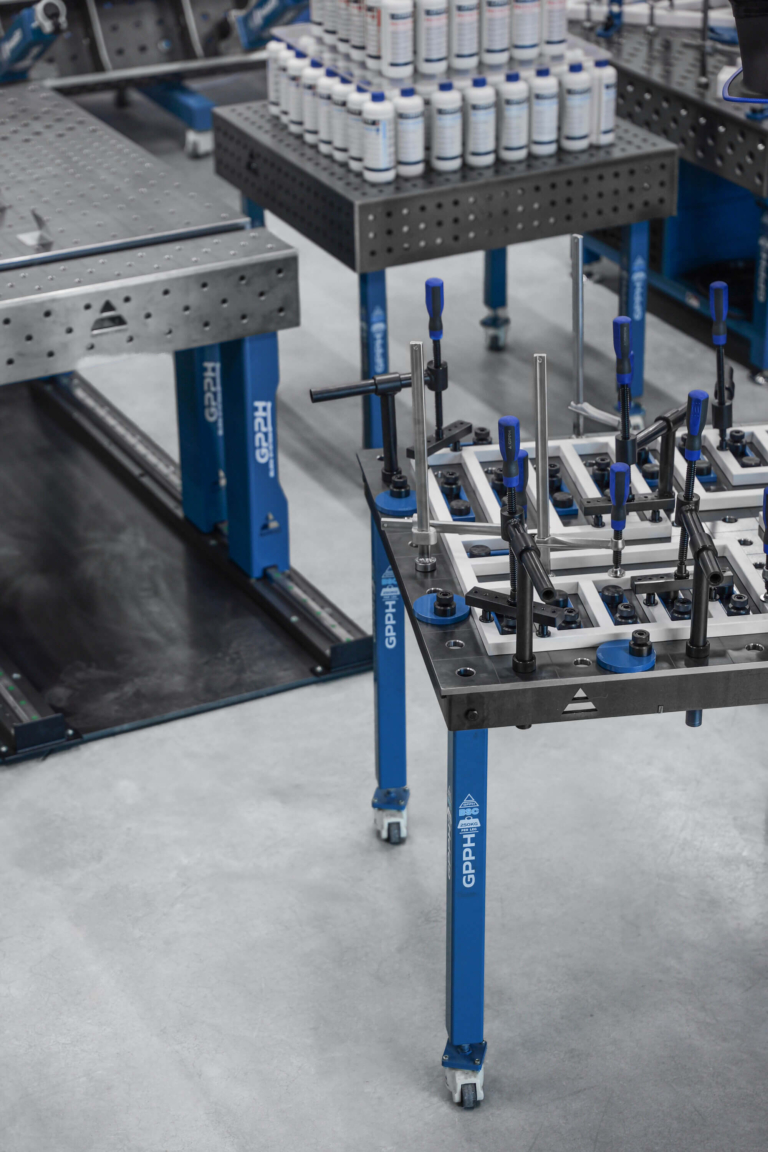 Stoły spawalnicze GPPH seria BASIC, SLIDE SYSTEM oraz ECO