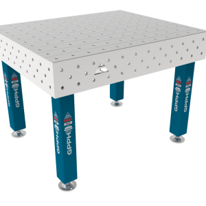 Schweißtisch PRO INOX 1200 x 1000 mm Gitter – 100 x 100 mm, System – Φ16, Beine – Auf Füßen, Tischplatte – Tischplatte PRO INOX