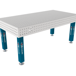PRO INOX Welding Table 2000 x 1000 mm Grid - 50x50mm, System - Φ16, Legs - On feet, Top - PRO INOX top