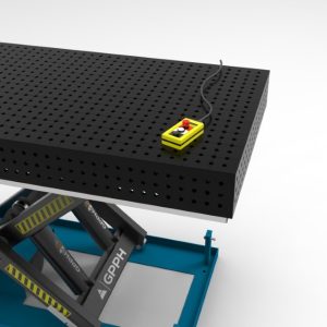 Ovládač stola s hydraulickým zdvíhacím systémom