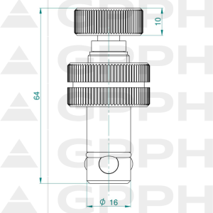 Boulon de montage réglable ECOPLUS système 16 - dessin technique