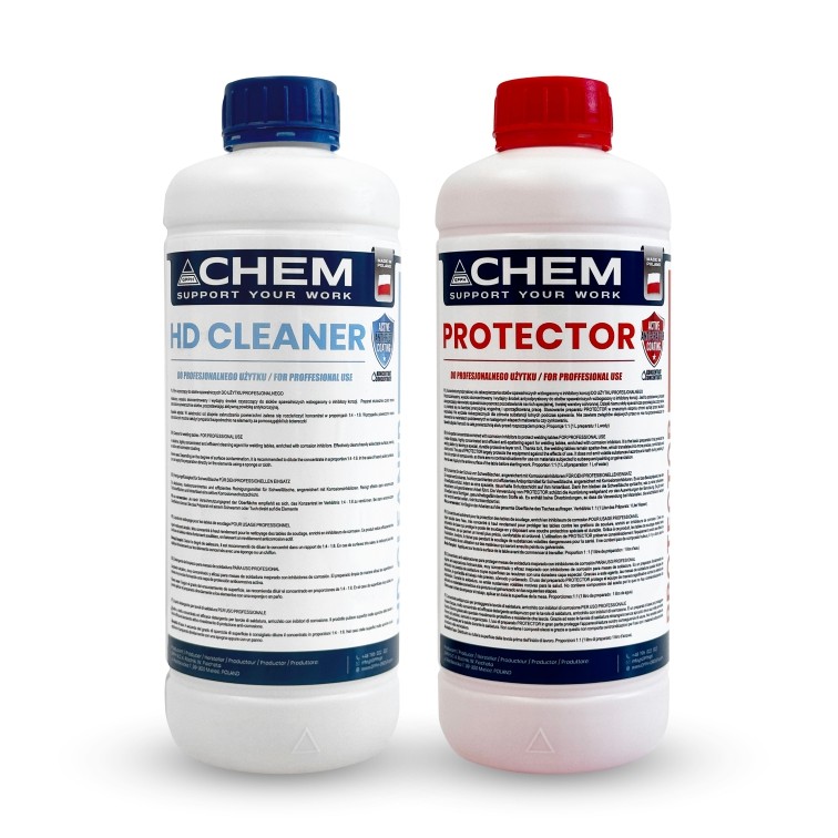 Set of chemical preparations 1x HD Cleaner 1x Protector GPPH CHEM