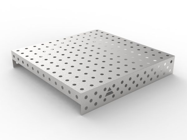 Nakładka nierdzewna 1200x1200 w siatce 100x100, fi28