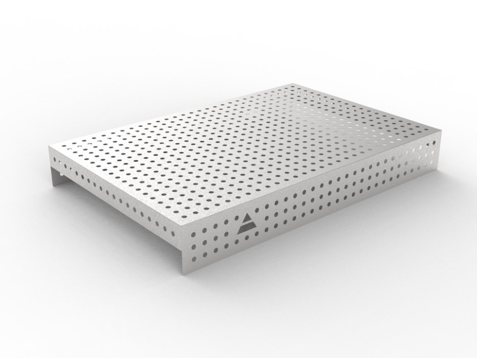 Nakładka nierdzewna 1500x1000 w siatce 50x50, fi16