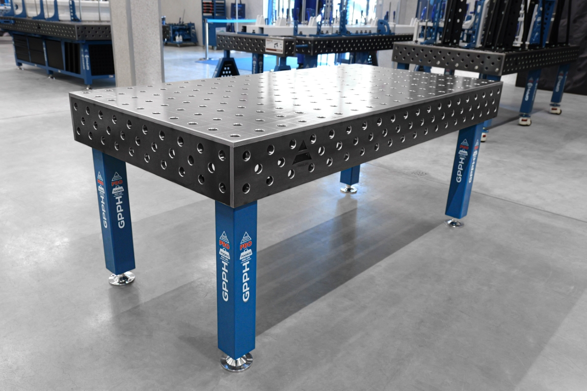 Stół Spawalniczy PRO Siatka - 100x100mm, System - Φ28, Rozmiar - 2000x1000mm