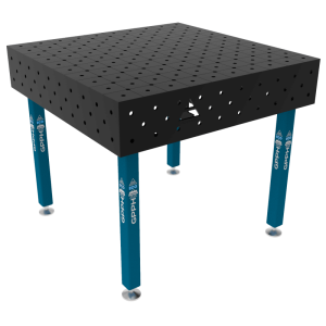 Welding table ECO Size - 1000x1000mm, Grid - DIAGONAL, System - Φ16, Legs - On feet